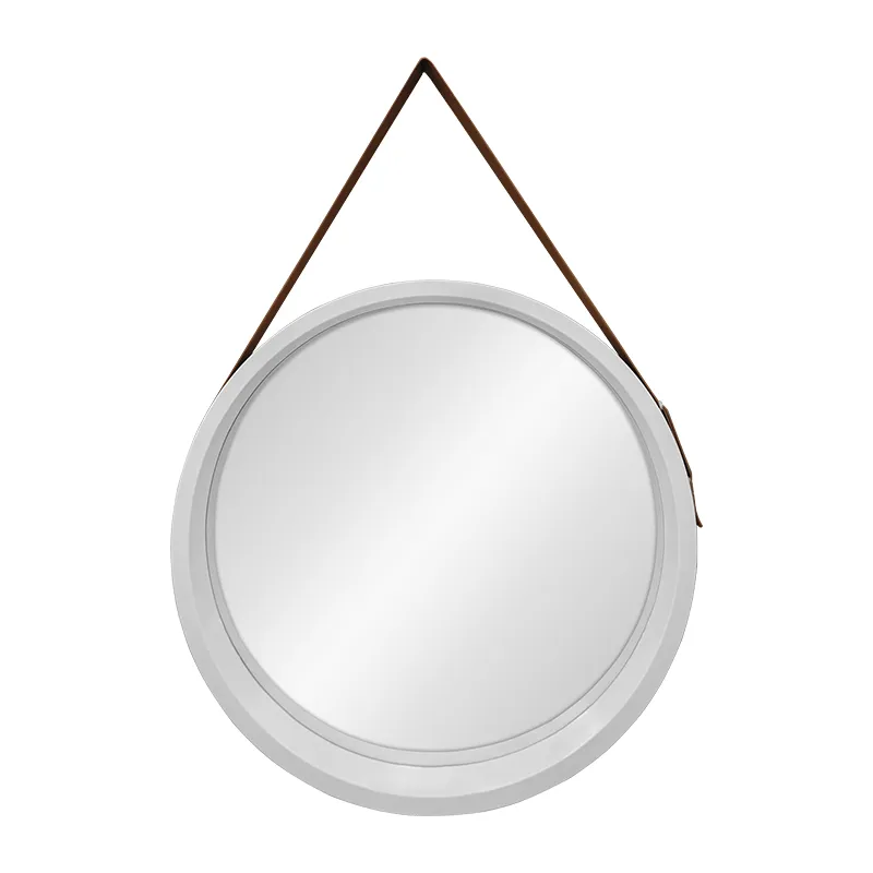 SIMEX MIRROR ISABELLA MSI1122-IFM03WW WHITE POLYPROPYLENE FRAME WALL MOUNTED ROUND